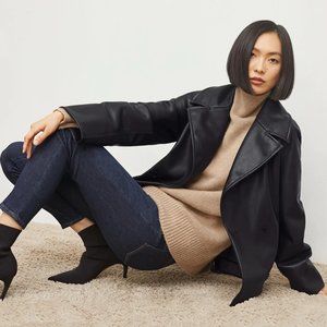 MM LaFleur Alphonso Vegan Leather Jacket